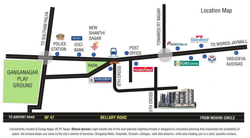 location map - Aurora
